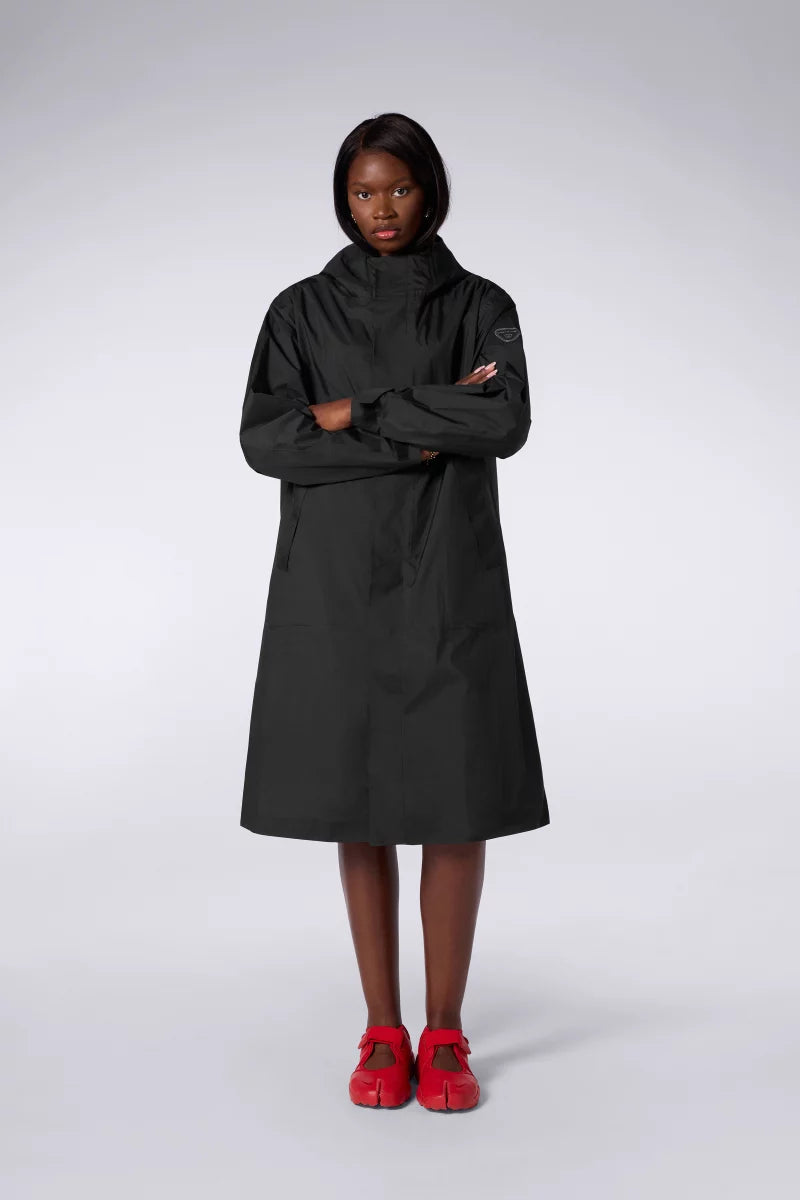 Veste Coupe Vent Longue Estie Black