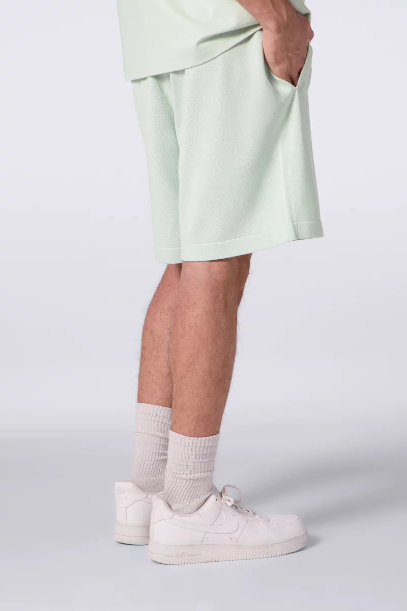 Short en maille Isidore Mousse