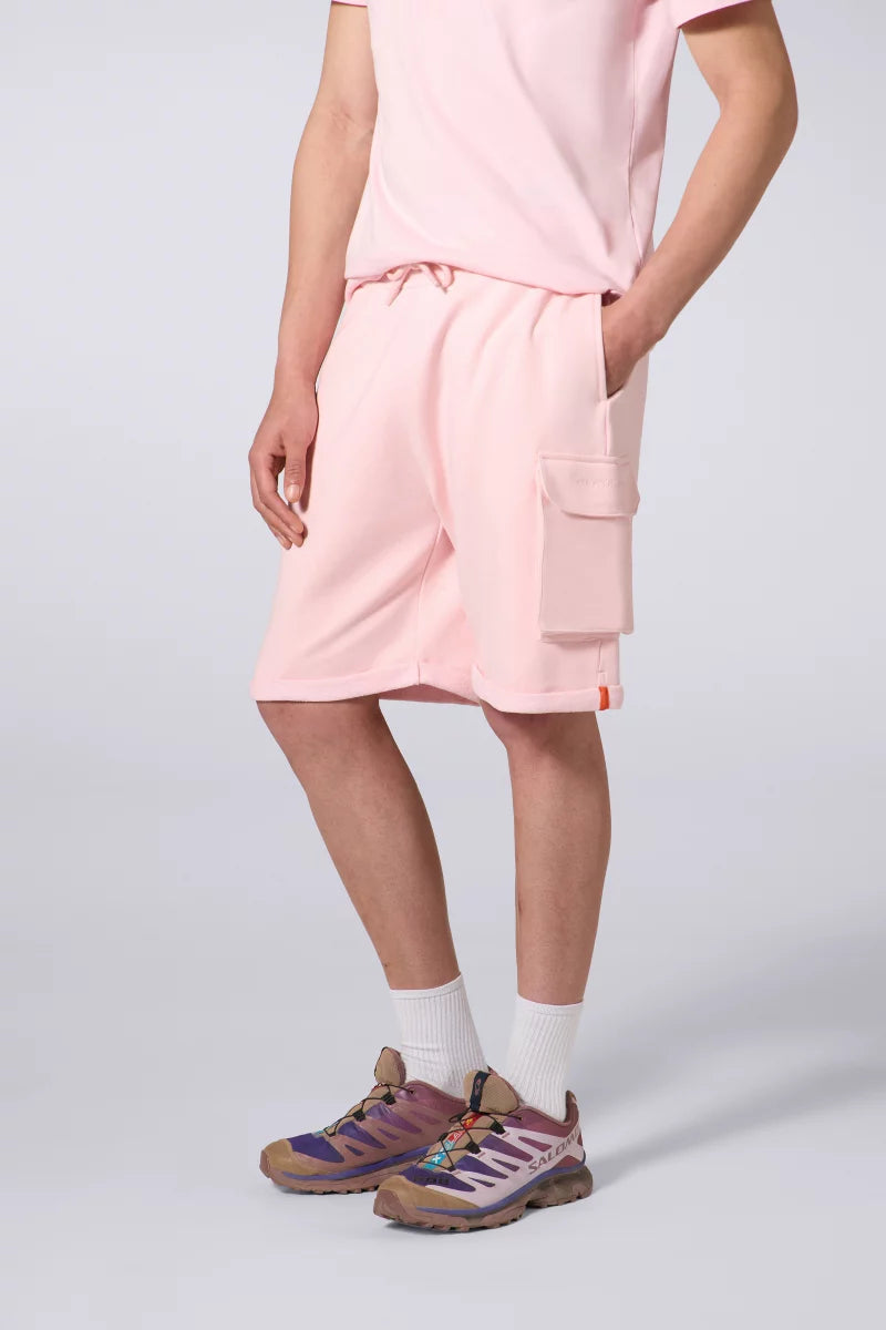 Short Cargo Molleton Ivar Blush