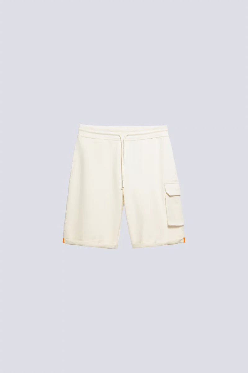 Short Cargo Molleton Ivar Creme