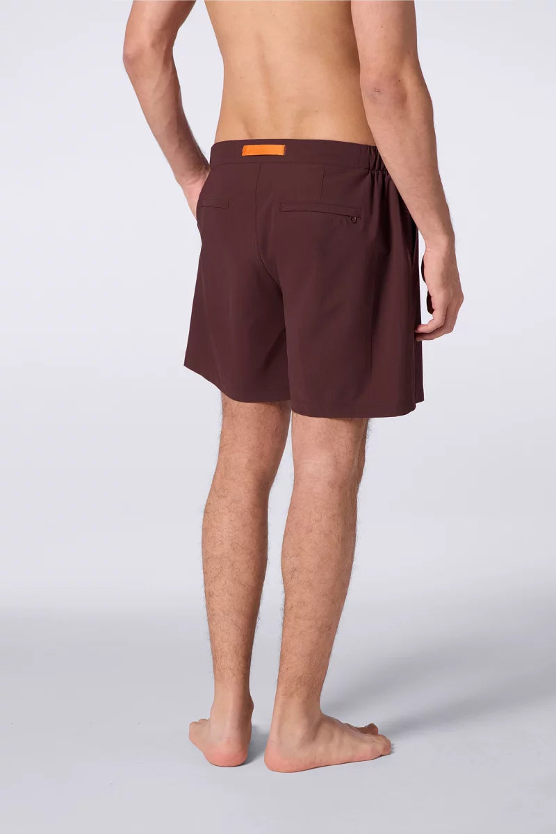 Short de bain Stretch Jean Bordeaux