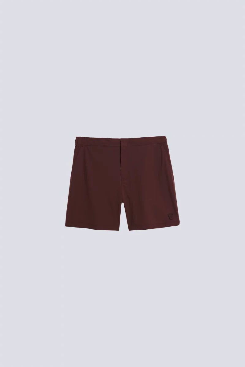 Short de bain Stretch Jean Bordeaux