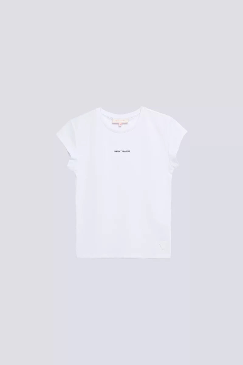 T-shirt Ajusté Jennalie Blanc