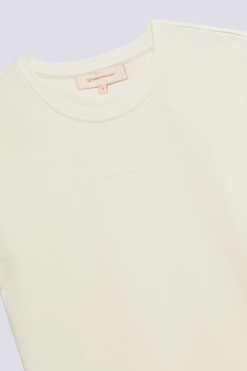 T-shirt Ajusté Jennalie Creme