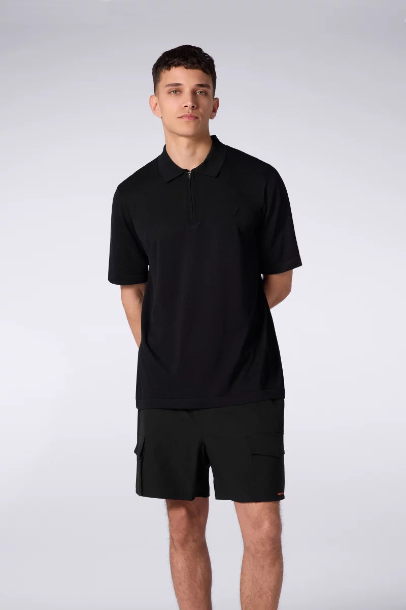 Polo Oversize Maille Jude Black