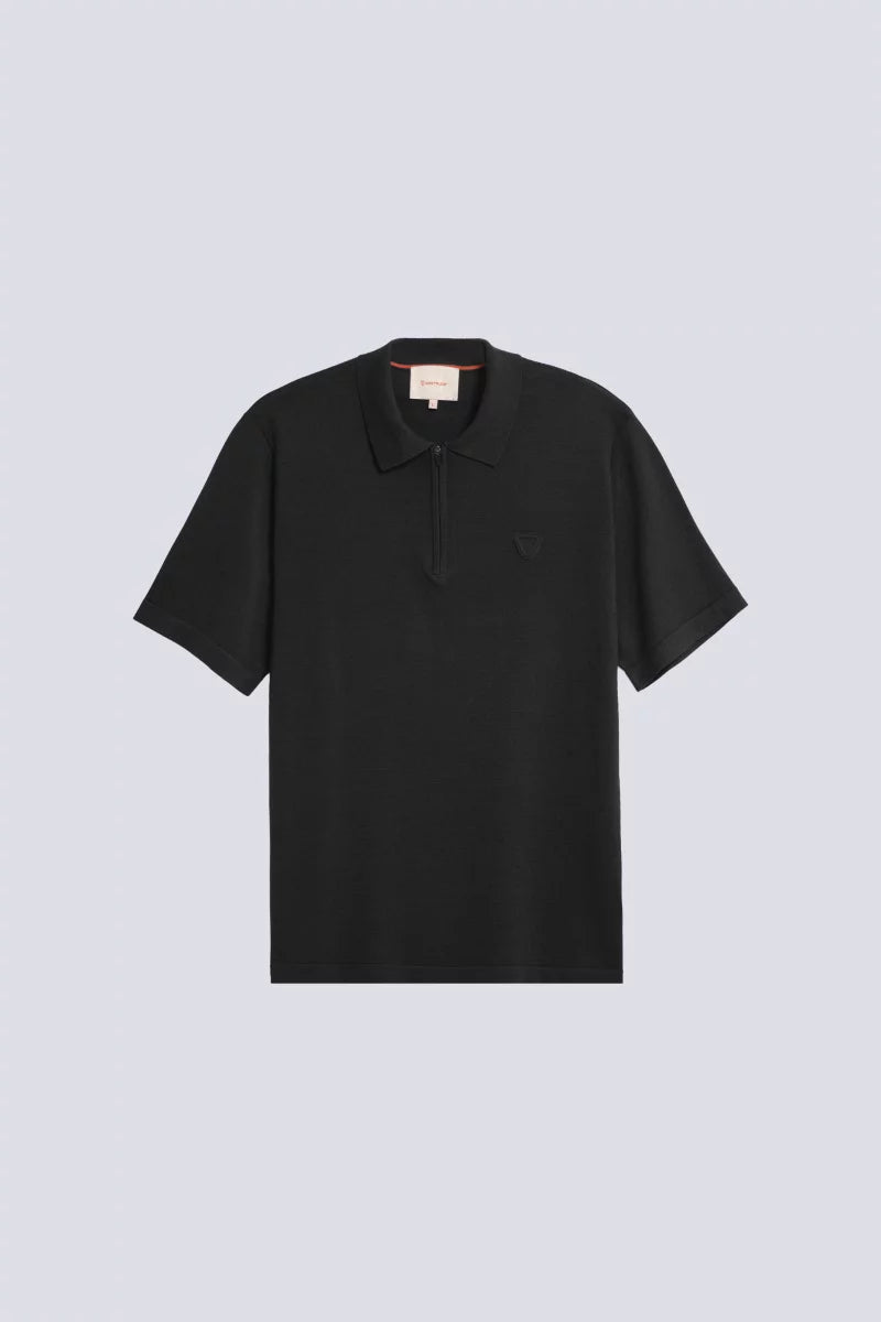 Polo Oversize Maille Jude Black