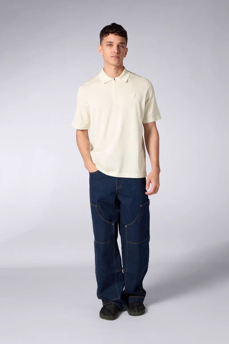 Polo Oversize Maille Jude Creme