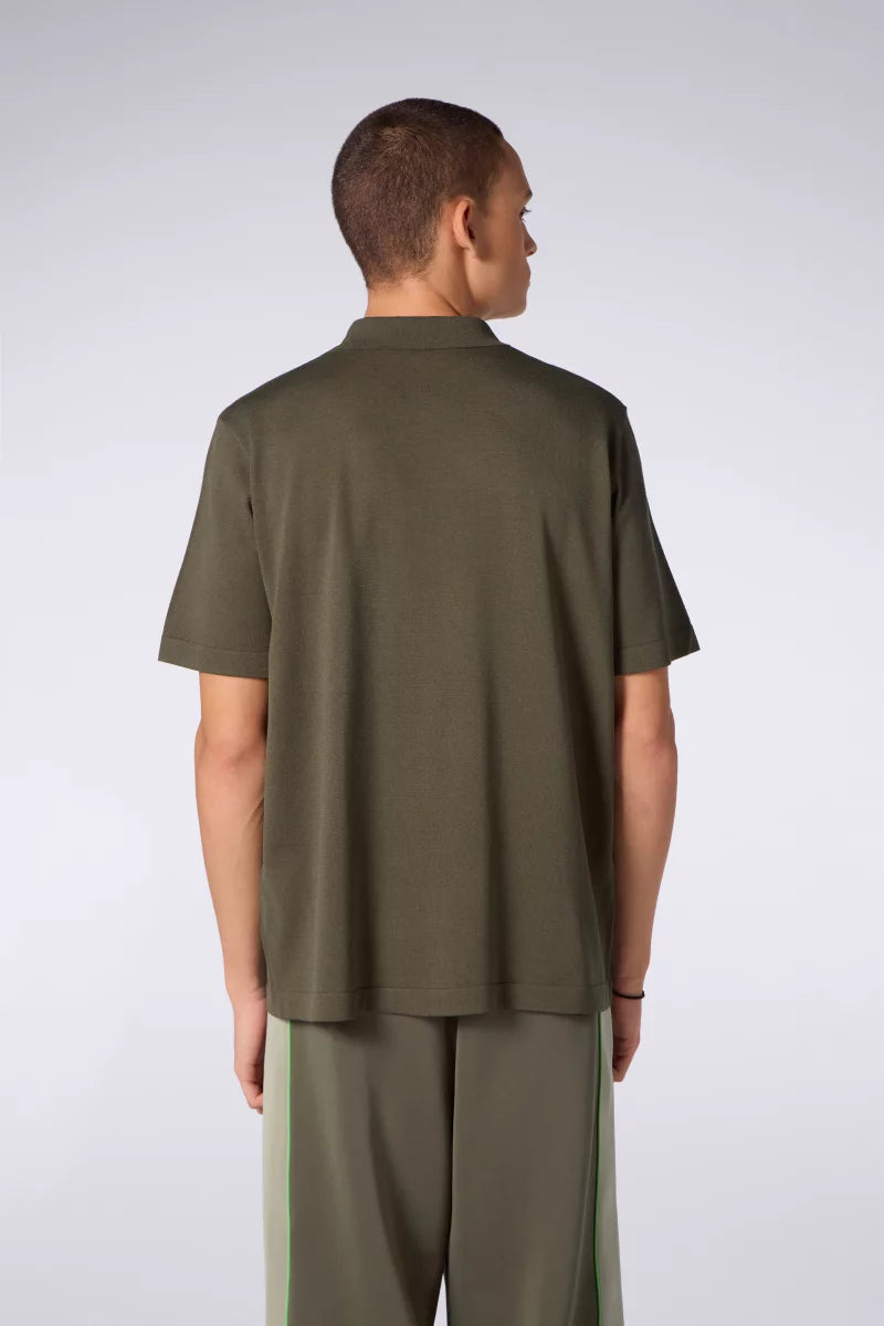 Polo Oversize Maille Jude Khaki