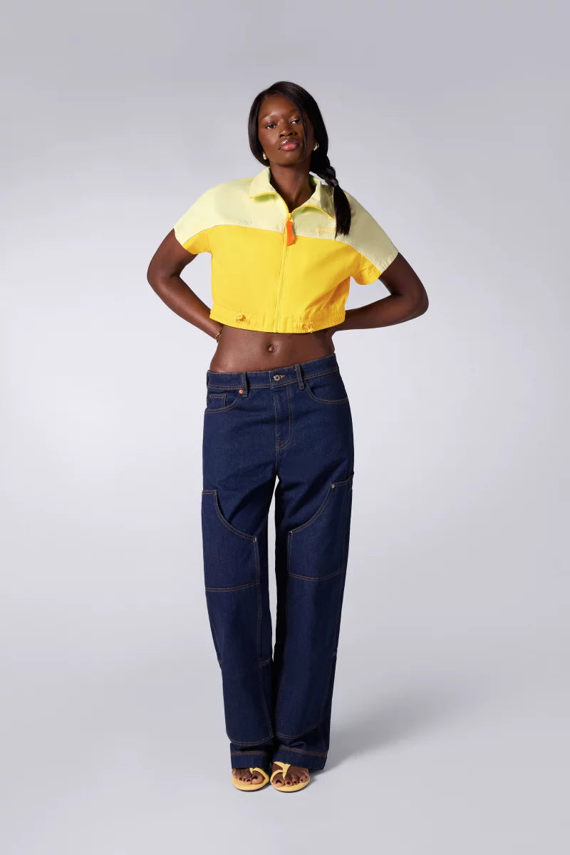 Top Zippé Juno Poussin