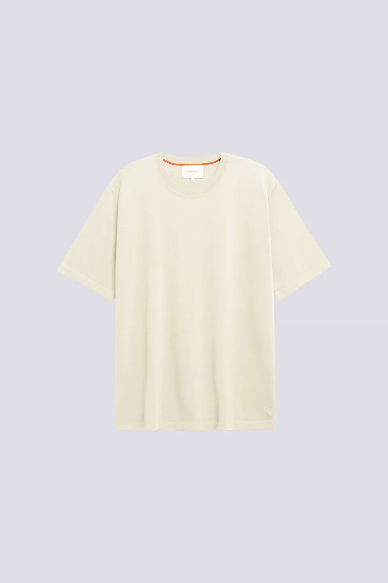 T-shirt Oversize Maille Juste Creme