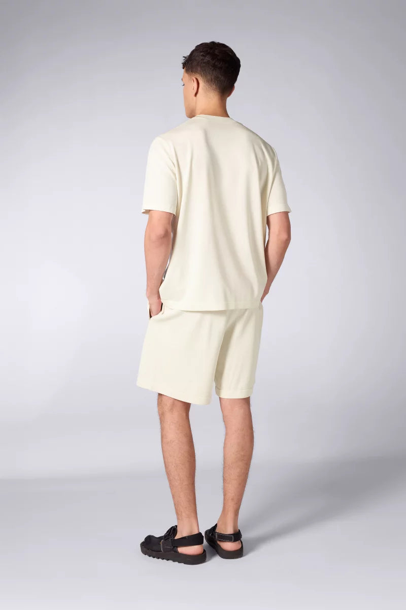 T-shirt Oversize Maille Juste Creme