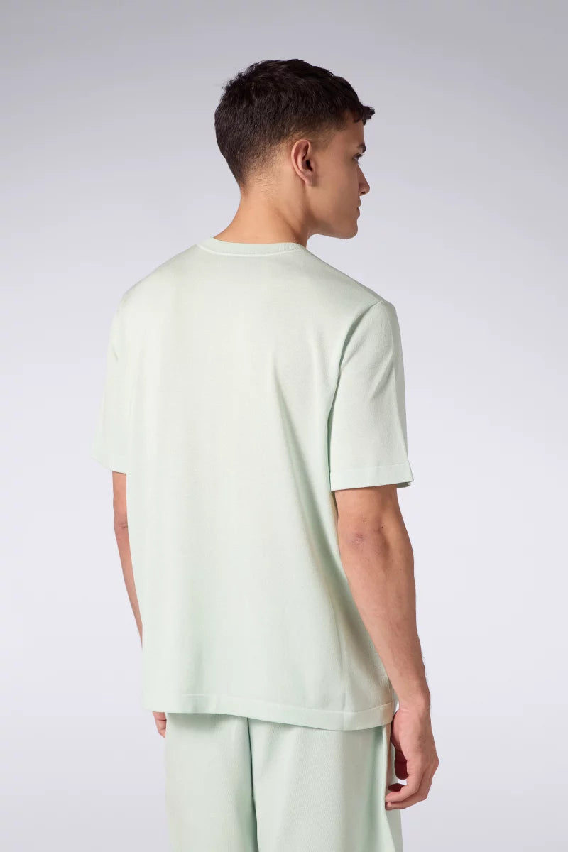 T-shirt Oversize Maille Juste Mousse