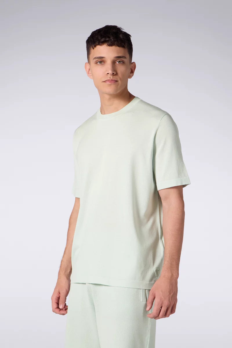T-shirt Oversize Maille Juste Mousse