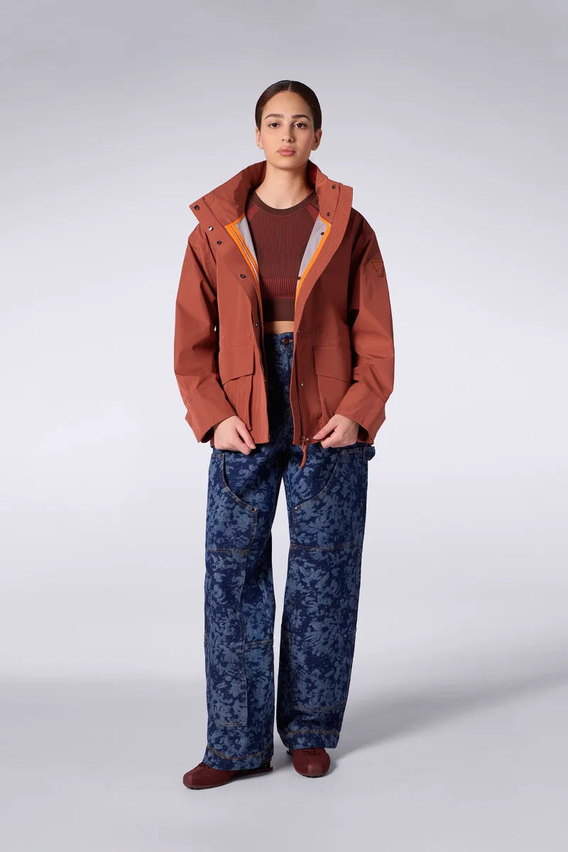 Parka Imperméable 3 Couches KamalaS Terracotta