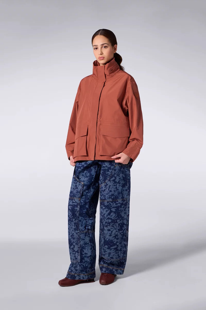 Parka Imperméable 3 Couches KamalaS Terracotta