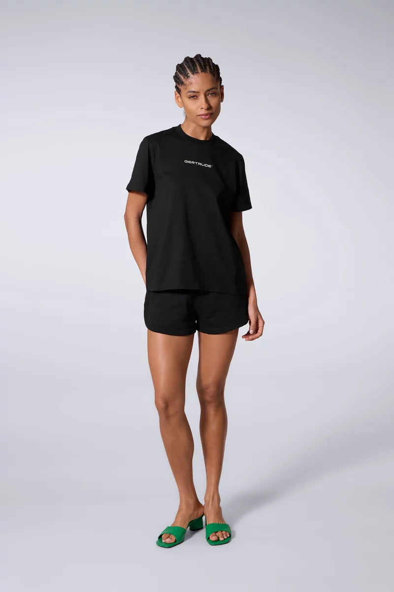 T-shirt Coton Leolina Black
