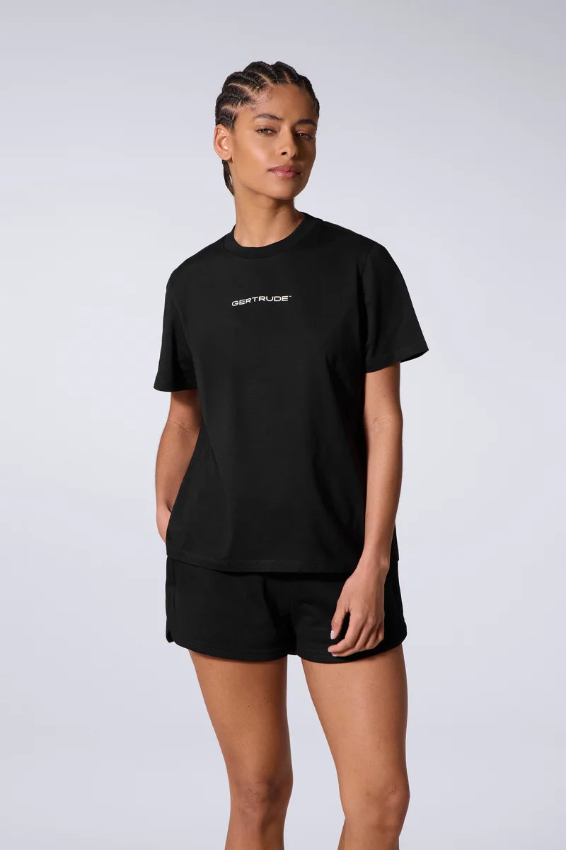 T-shirt Coton Leolina Black