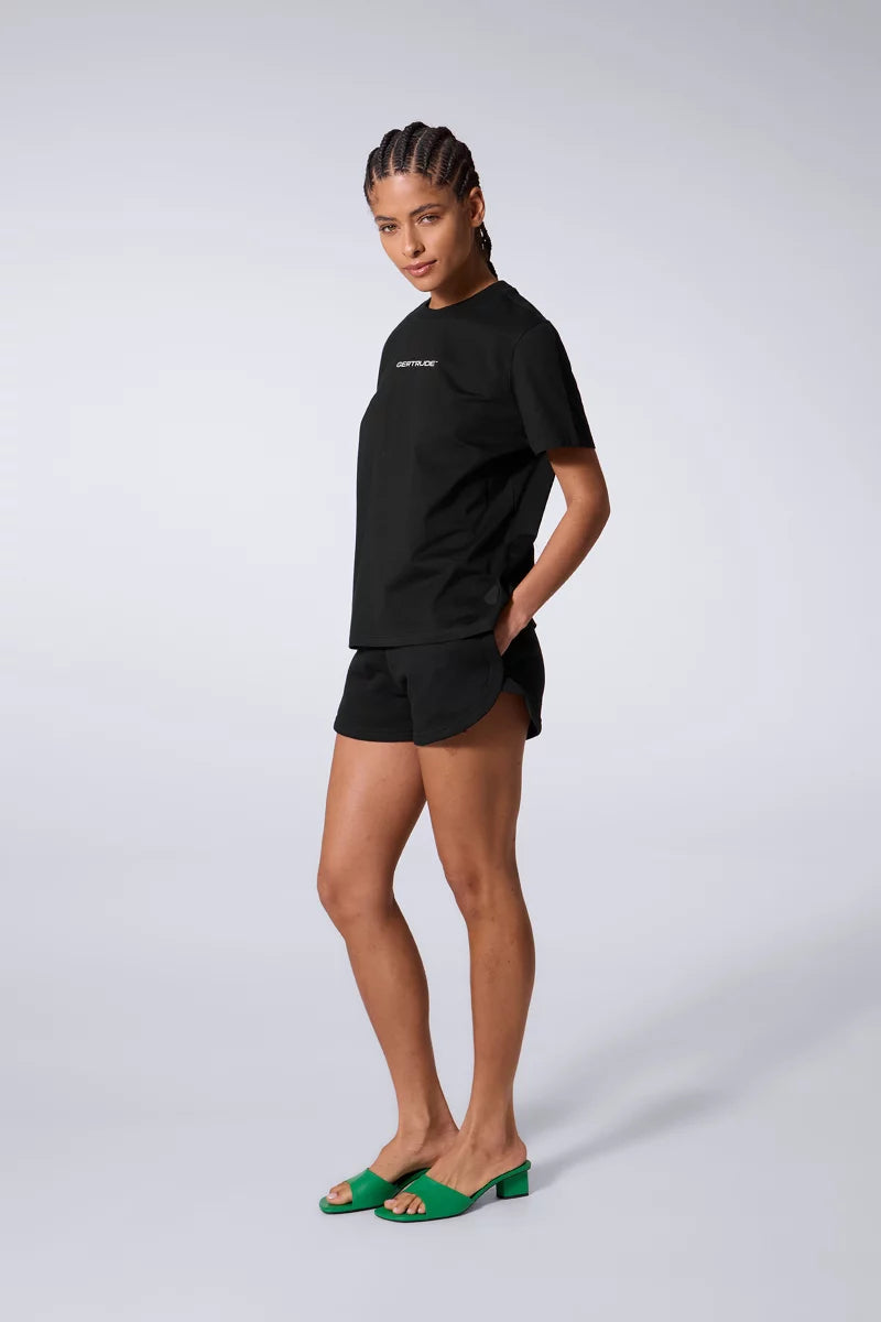 T-shirt Coton Leolina Black
