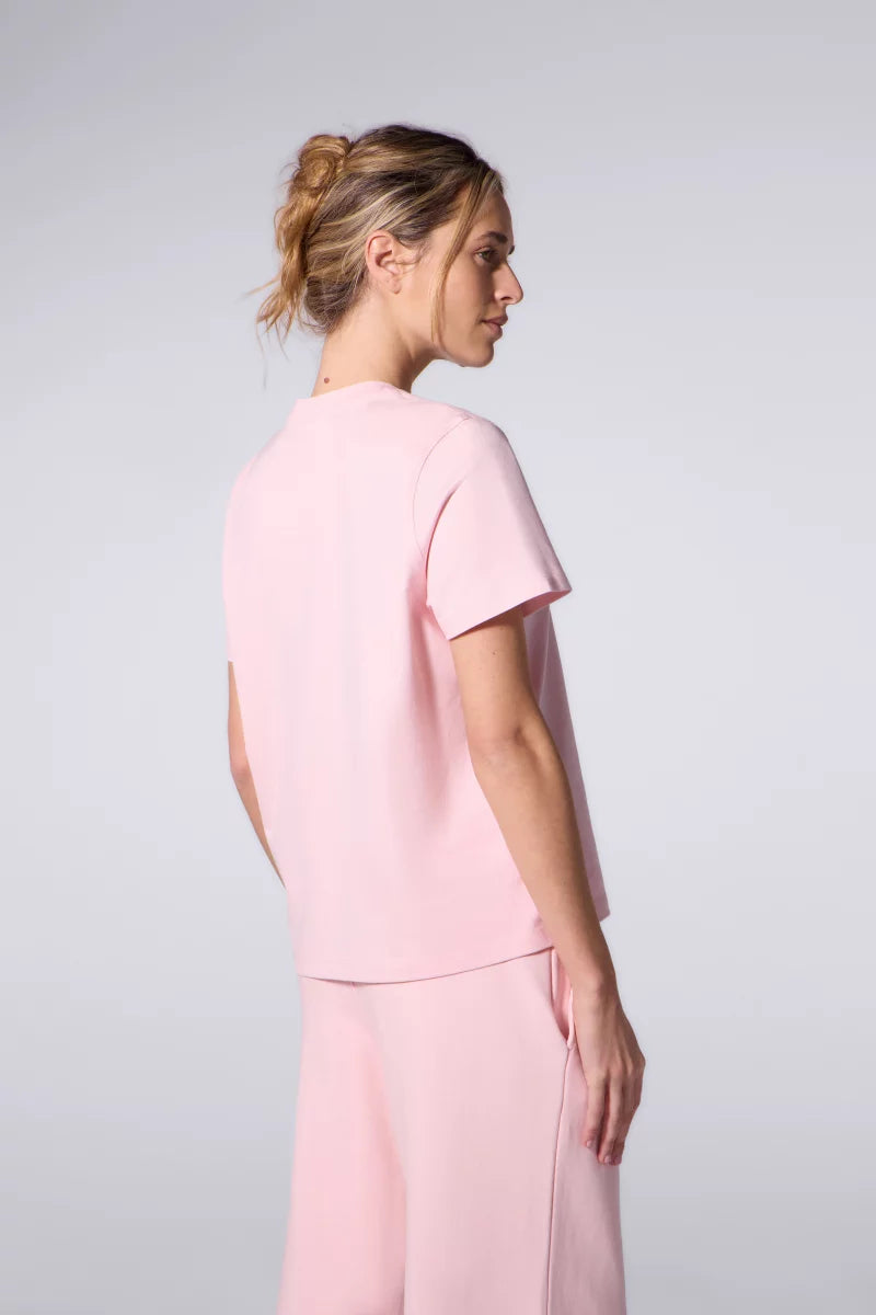 T-shirt Coton Leolina Blush