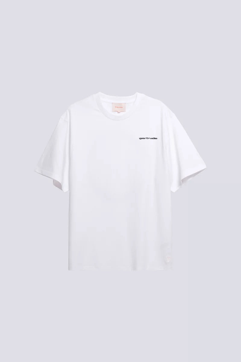 T-shirt Print Leonce Cypher Mixte Blanc