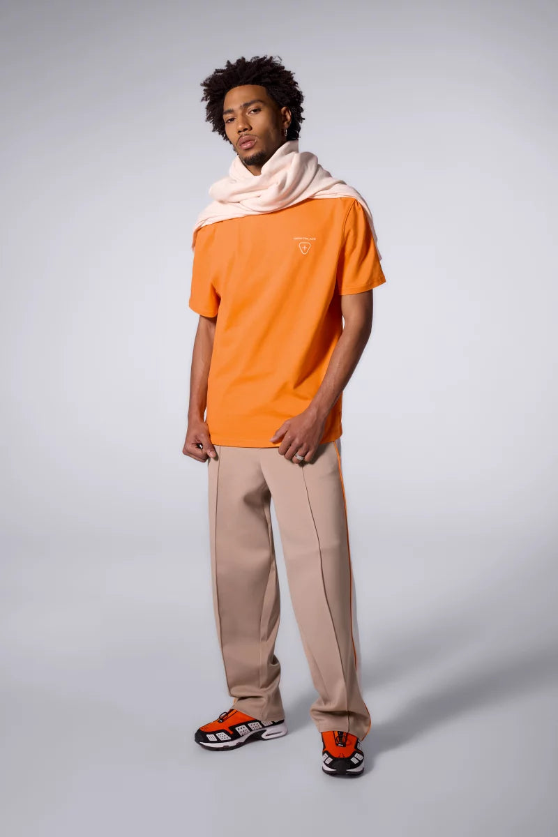 T-shirt Print Leonce Fluidity Mixte Orangette