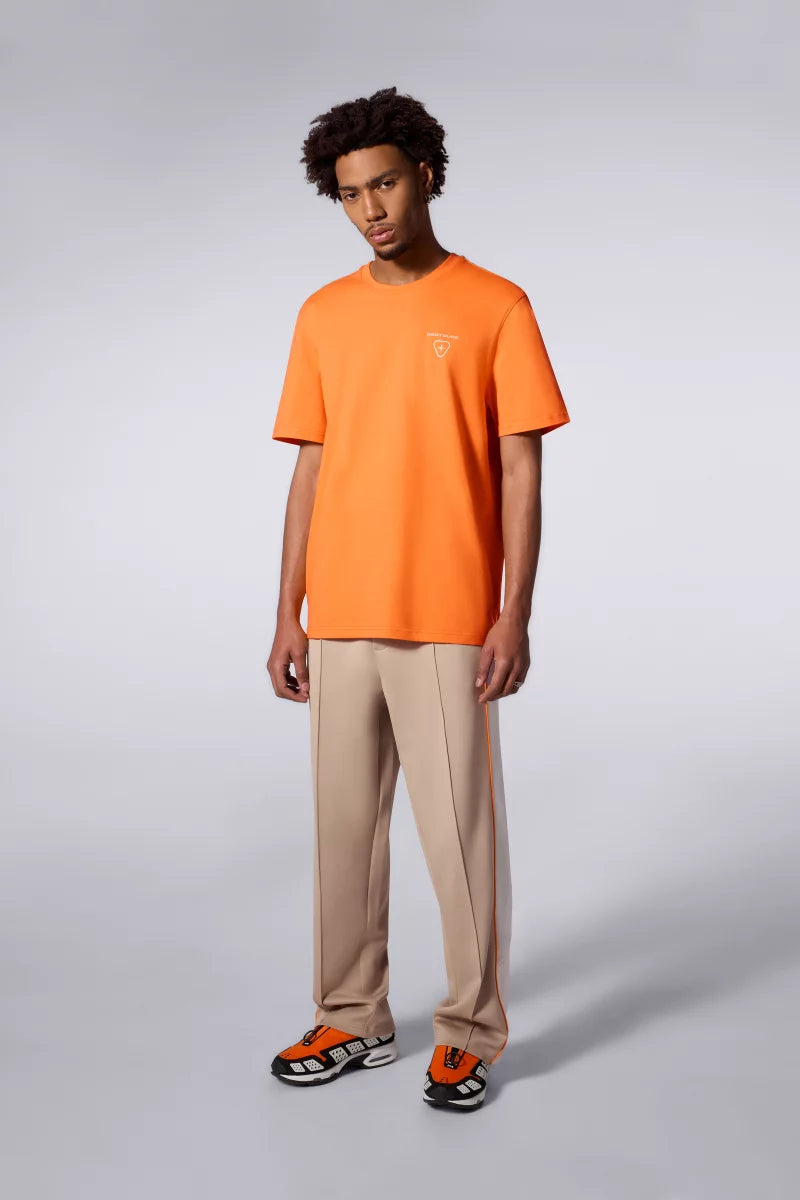 T-shirt Print Leonce Fluidity Mixte Orangette