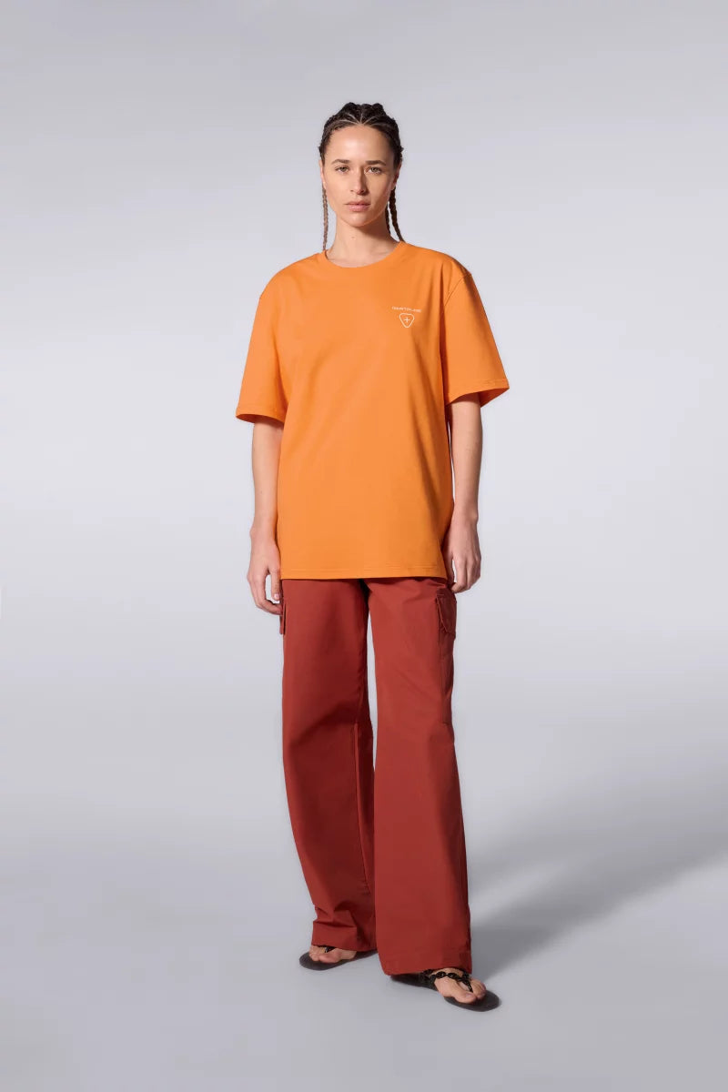 T-shirt Print Leonce Fluidity Mixte Orangette