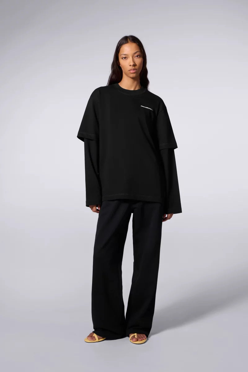 T-shirt Mixte Double Épaisseur Malo Sphere Black