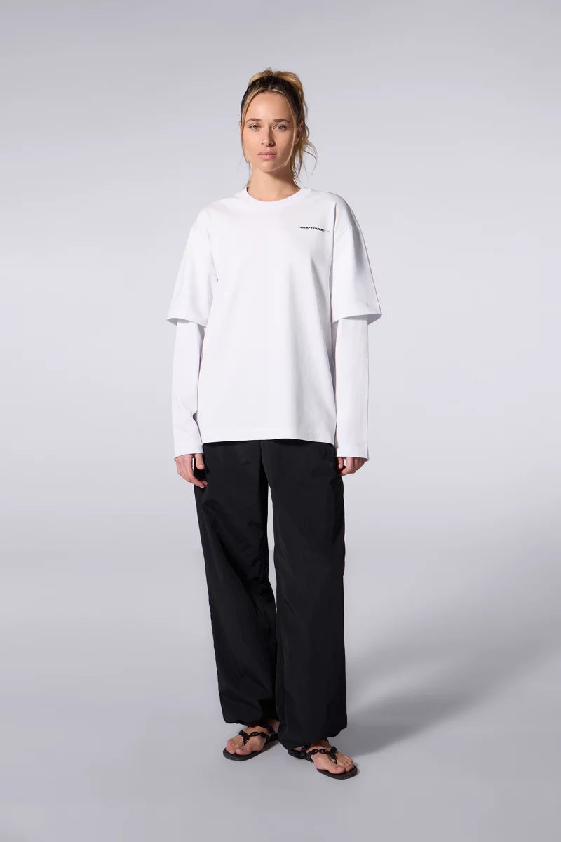 T-shirt Mixte Double Épaisseur Malo Sphere Blanc