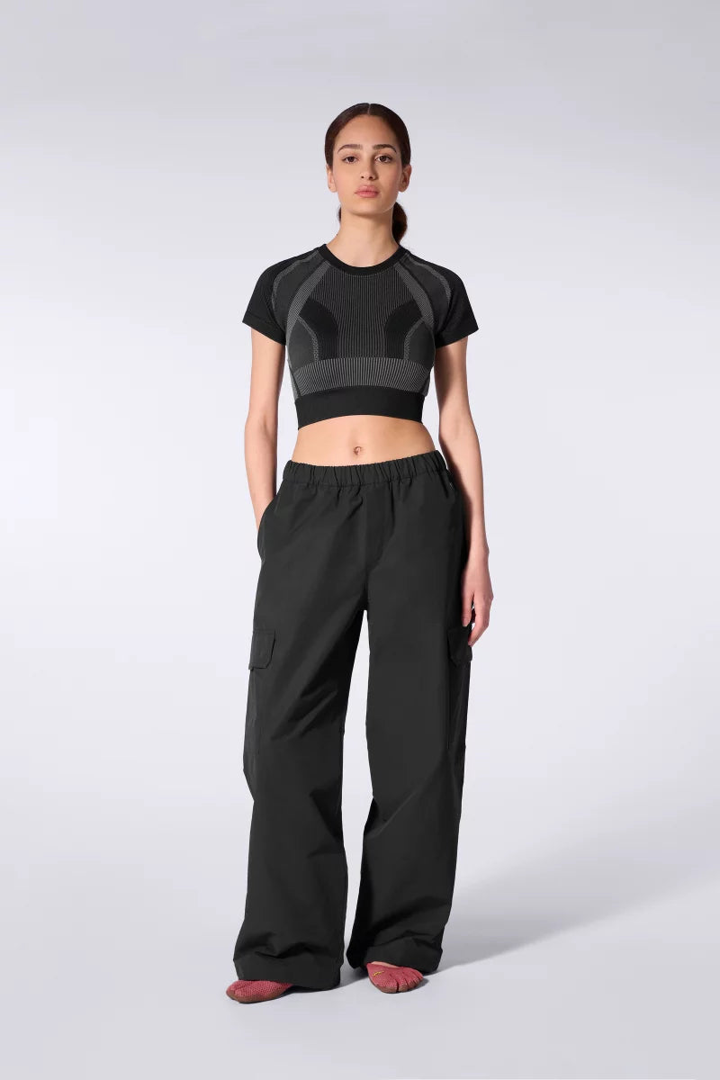 Pantalon Cargo Nylon Melo Black