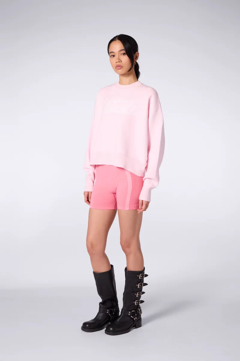Pull Cropped Jacquard Nath Blush