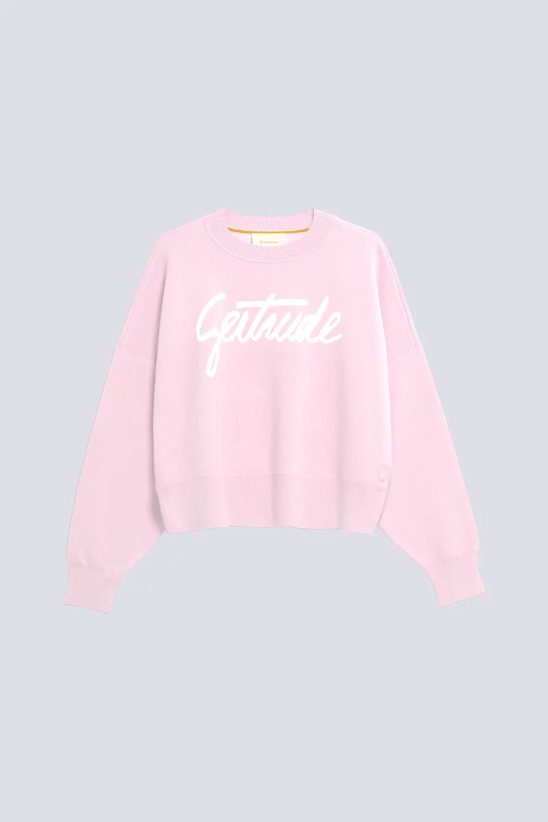 Pull Cropped Jacquard Nath Blush