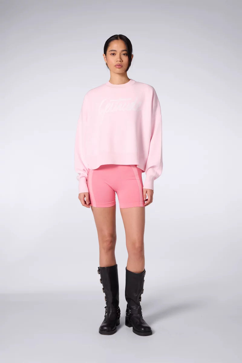 Pull Cropped Jacquard Nath Blush