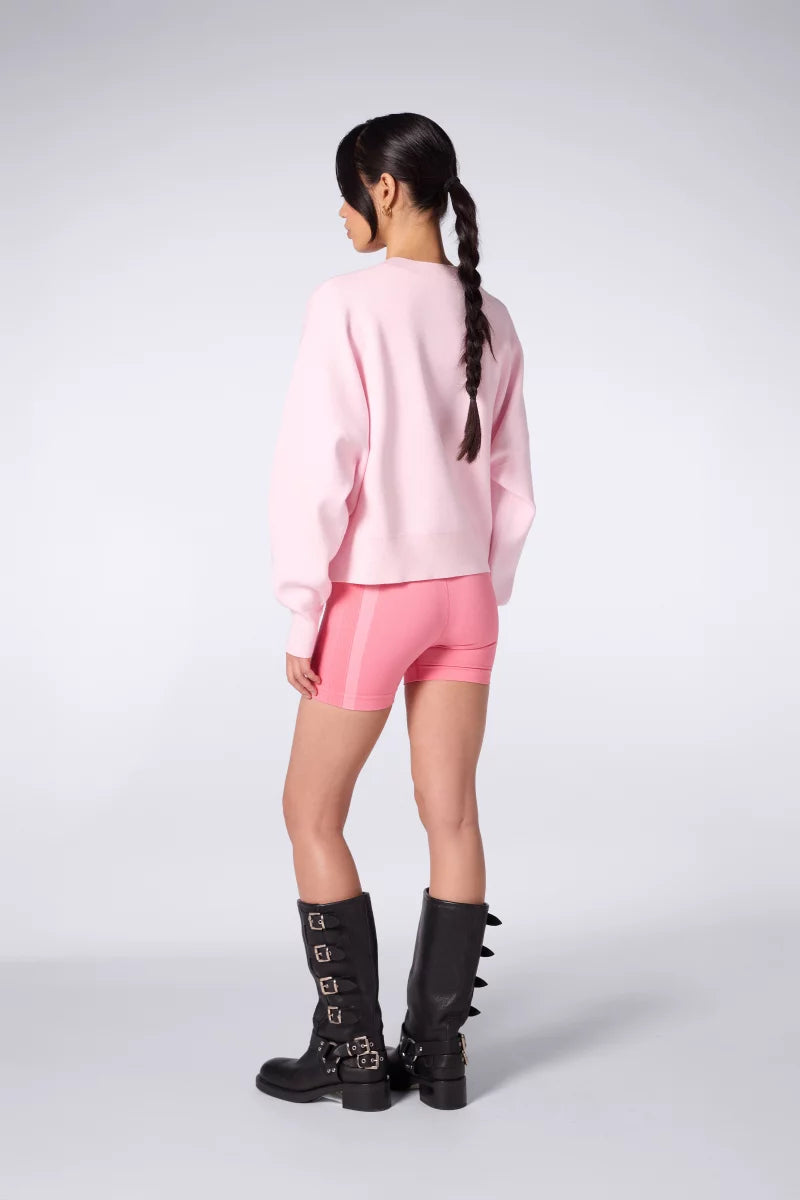 Pull Cropped Jacquard Nath Blush