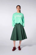 Pull Cropped Jacquard Nath Menthe