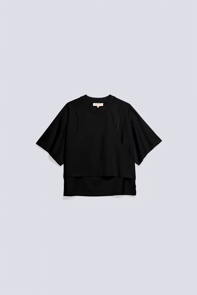 T-shirt Cropped Neela Black
