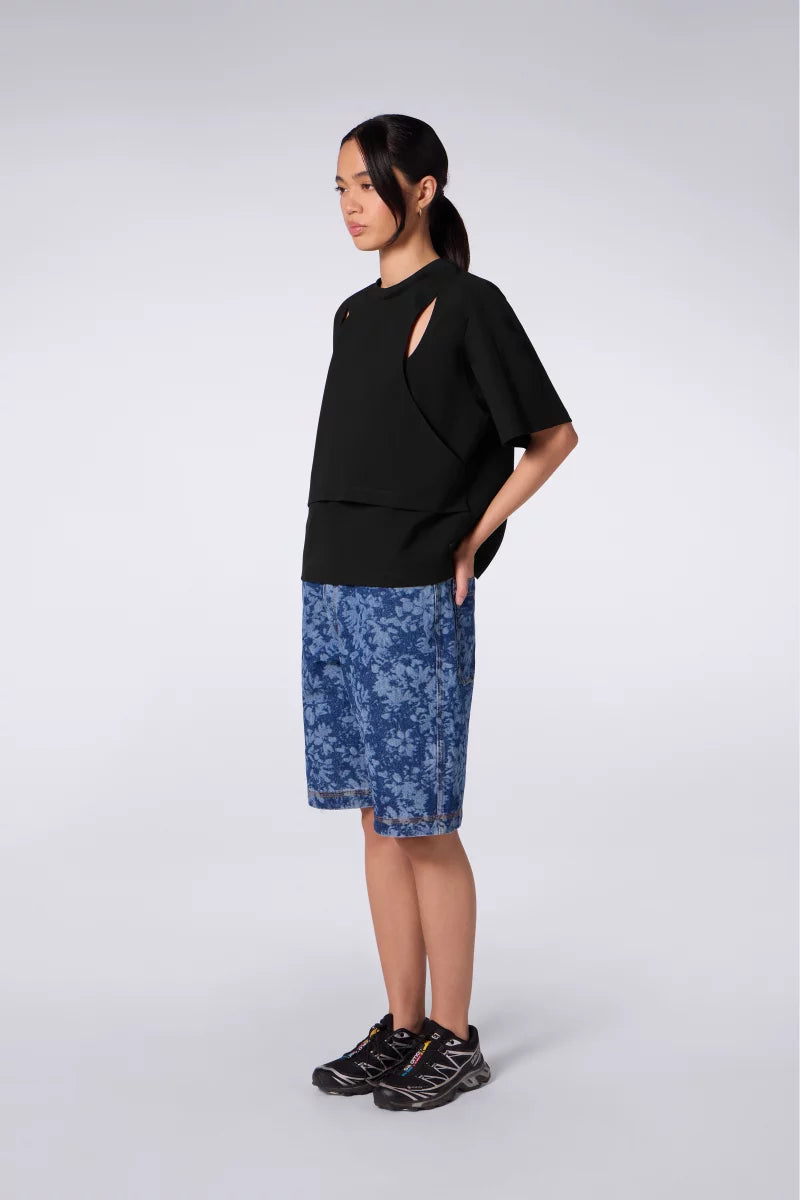 T-shirt Cropped Neela Black