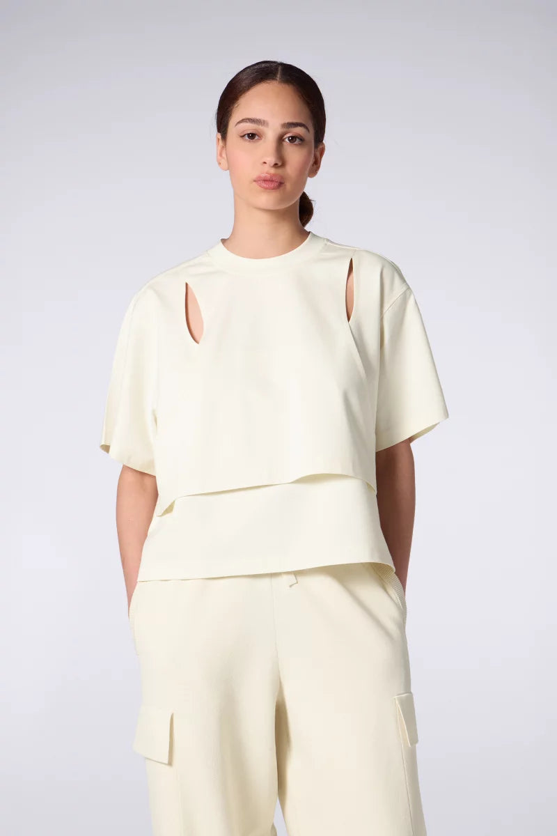 T-shirt Cropped Neela Creme