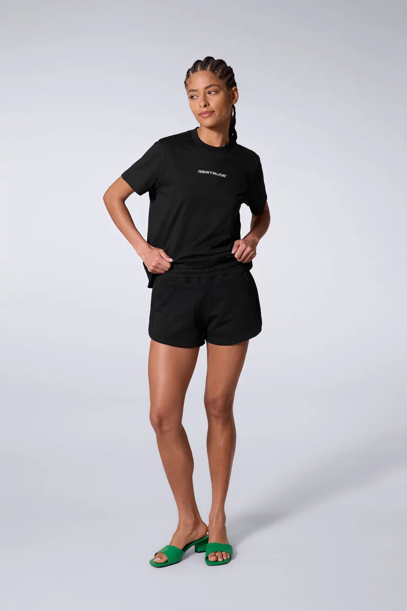 Mini Short Molleton Olympe Black