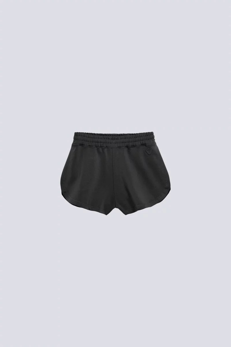 Mini Short Molleton Olympe Black