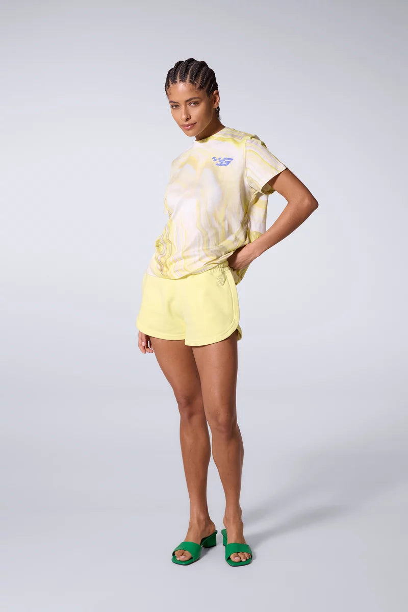 Mini Short Molleton Olympe Poussin
