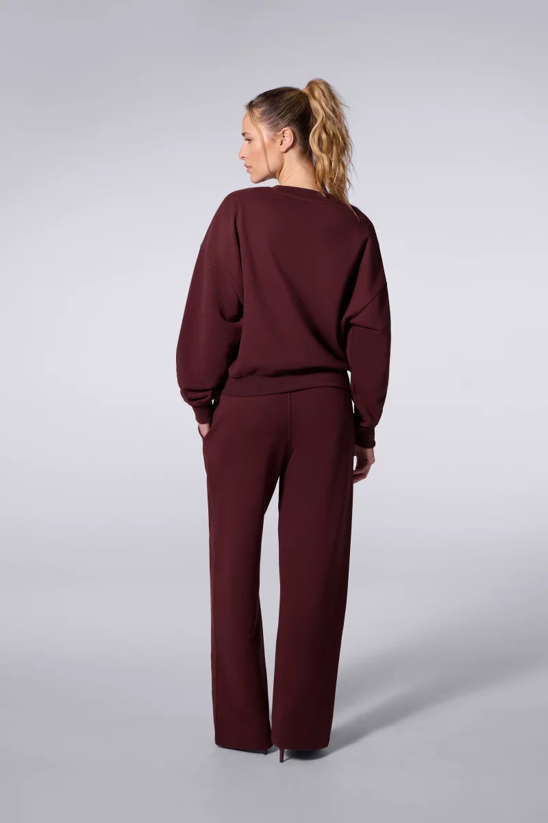 Jogging Mixte Ample Robbie Bordeaux