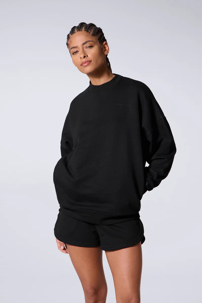 Sweat Print Bloom Ruben Mixte Black