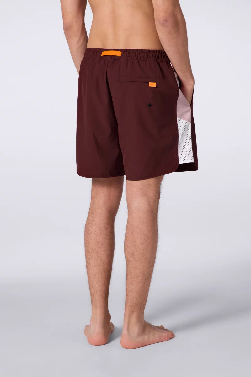 Short de bain Stretch Samy Bordeaux/Blush