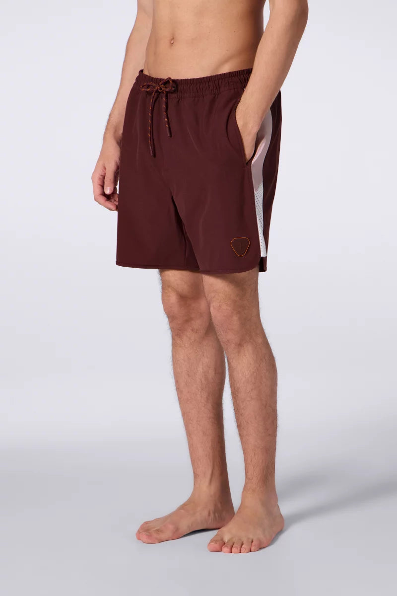 Short de bain Stretch Samy Bordeaux/Blush