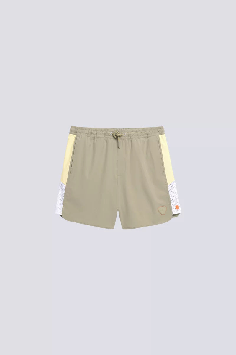 Short de bain Stretch Samy Granite/Poussin