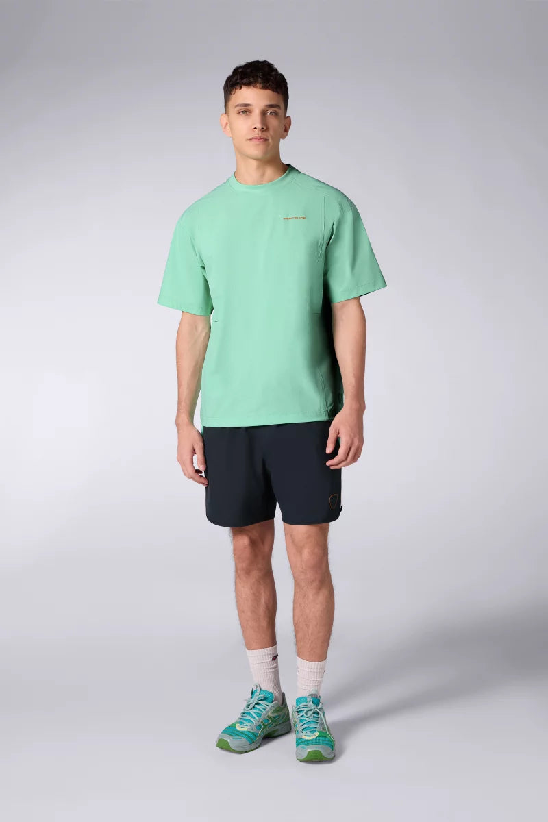 Short de bain Stretch Samy Nuit/Menthe