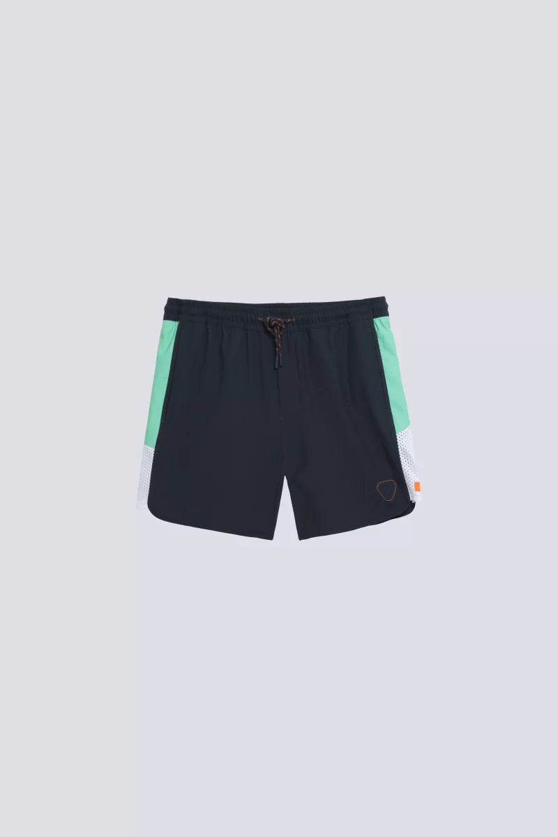 Short de bain Stretch Samy Nuit/Menthe