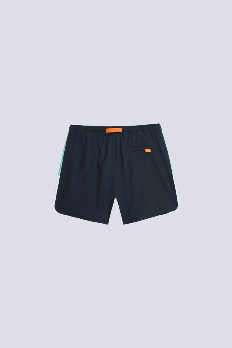 Short de bain Stretch Samy Nuit/Menthe