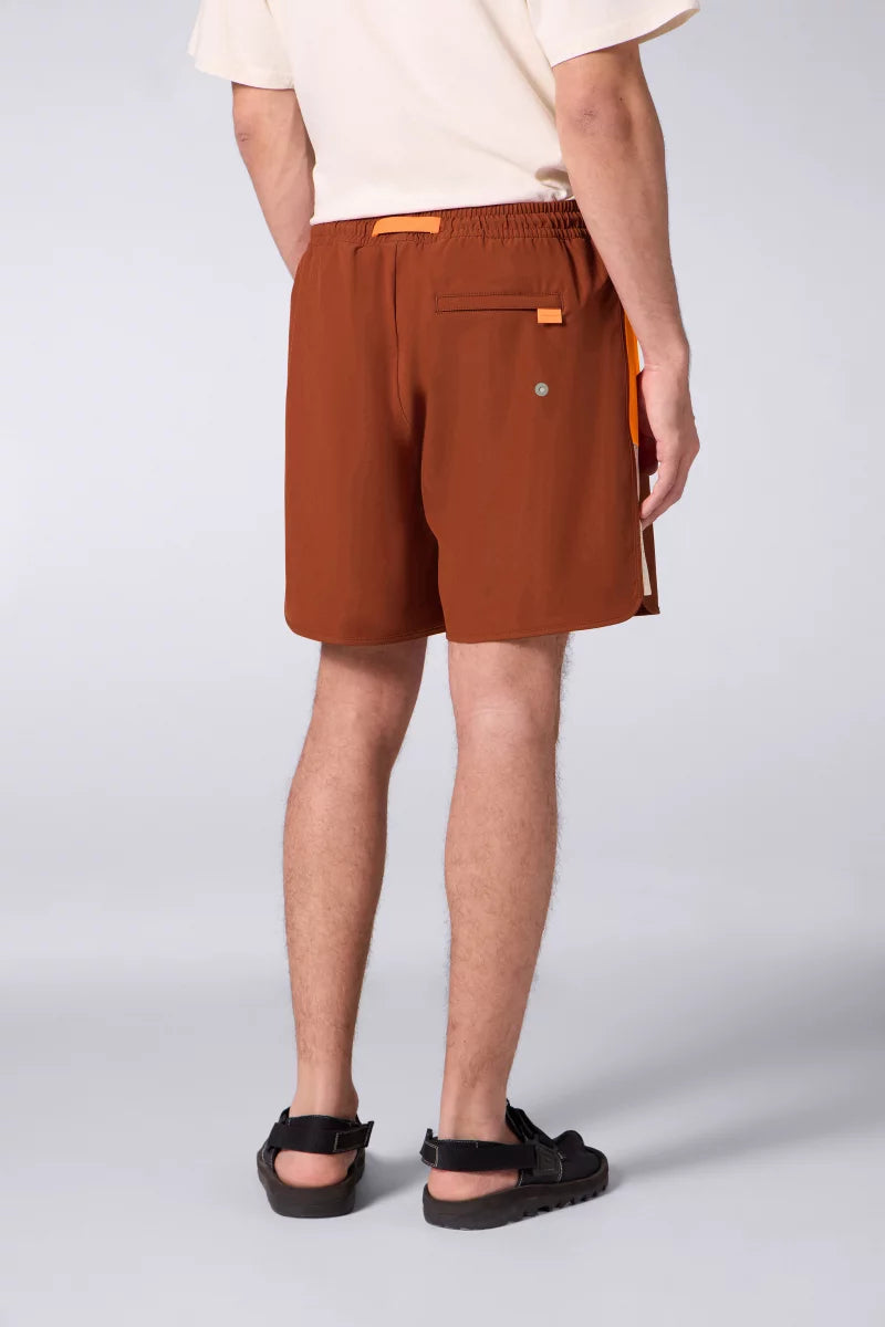 Short de bain Stretch Samy Terracotta/Orangette